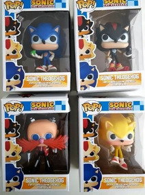 SonicBootleg's tweet photo. These are bootlegs of the Sonic the hedgehog Funko Pop line. Some of the strangest things on these are how all the boxes are the same, on the box Super Shadow appears instead of Super Sonic, Shadow's eyes being off-center, and Dr.Eggman is missing his brow ridge. https://t.co/pC1dKktMrP