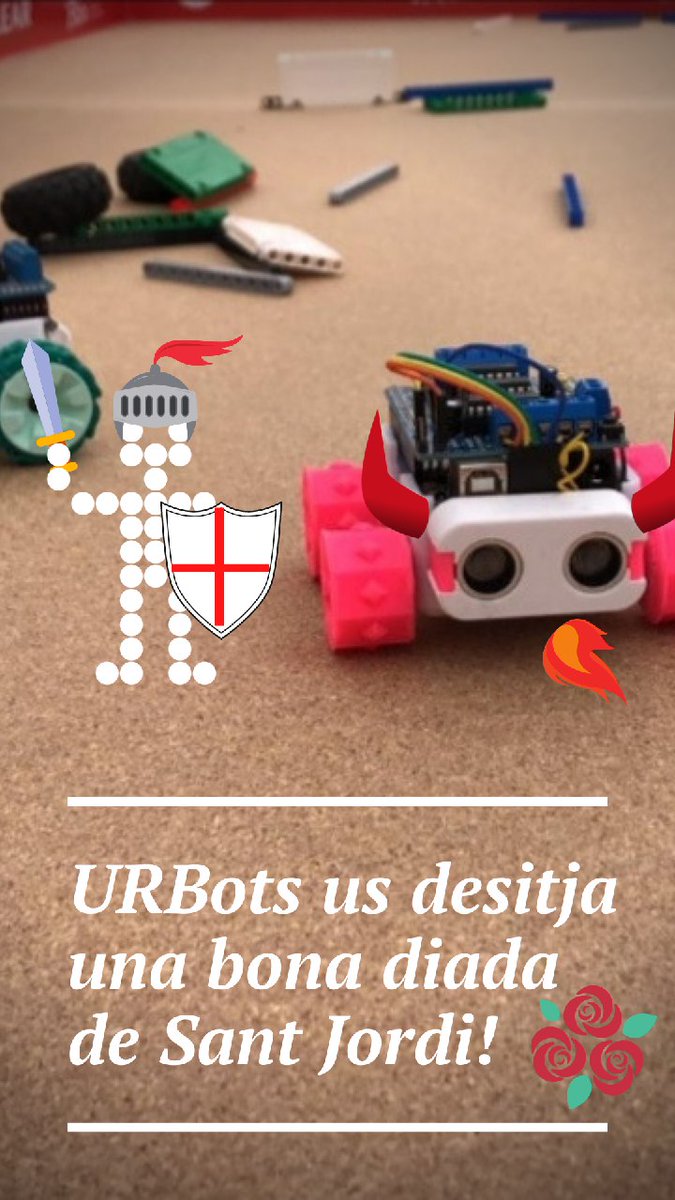URBots's tweet photo. Feliç Sant Jordi! https://t.co/cvtfXkAq7x