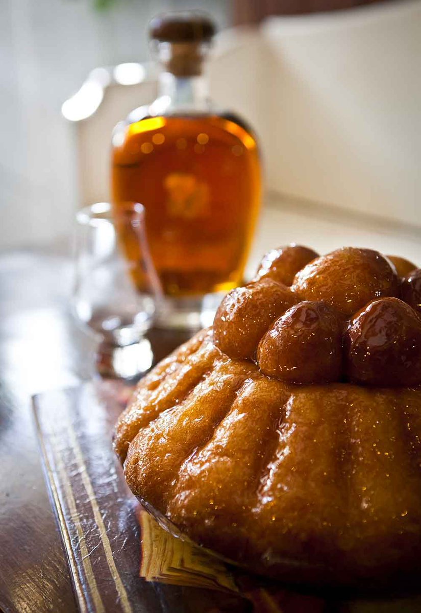 Ten as babà napoletano- soft and sweet- drown in rhum or limoncello, or only water and sugar for kids- a must try of Neapolitan cuisine- makes you a bit tipsy- once you try it you can't get enough of it- hard to imitate - small but powerful