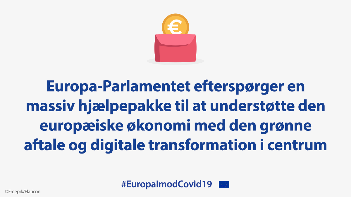 Europarl_DK's tweet photo. Sidste uge opfordrede Parlamentet til en massiv genopretningspakke til at understøtte europæisk økonomi efter covid-19-krisen: https://t.co/X5BYXW7Em9
#eudk #dkpol #covid19dk #EuropaImodCovid19 https://t.co/2i24r180tw