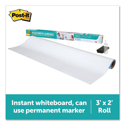 OfficePlusVA's tweet photo. Quickly transform your work surface into a whiteboard, simply unroll, peel and stick. Use dry erase or permanent markers and erase with ease! The Post-it Flex surface is perfect for your home office or a fun (and functional) addition to a child's play room! #3M  #opbc #postit https://t.co/3cpKCYqWOE