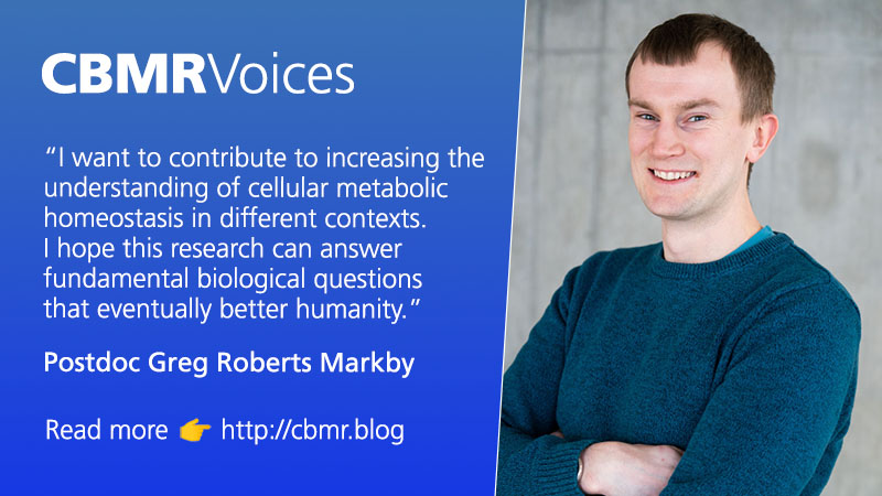 Metabolcenter's tweet photo. Postdoc Greg Roberts Markby shares his thoughts on joining the @LabSakamoto and how he can trace his career in #bioscience back to watching Jurassic Park as a 'wee lad'.
πhttps://t.co/3qoQRZnKzu
#FacesOfCBMR #meetaresearcher https://t.co/wSaeCsnkG8
