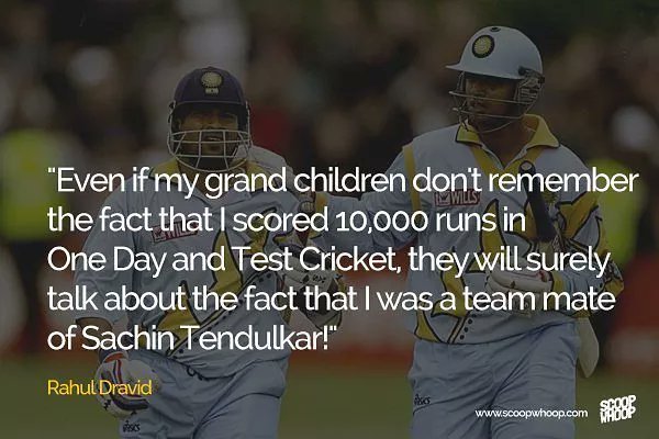 The Wall Rahul Dravid appreciates the Little Master #HappyBirthdaySachin