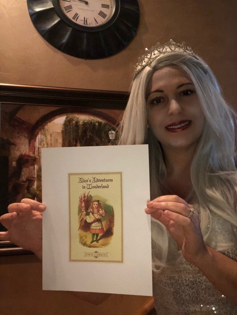 PhelpsCenter's tweet photo. Why does @GillespieJerra love "Alice in Wonderland"?  Lewis Carroll takes you on a whimsical journey that's one of a kind.  Your imagination will run wild long after the story ends!
#PhelpsBookWeeks https://t.co/P84RHc829b