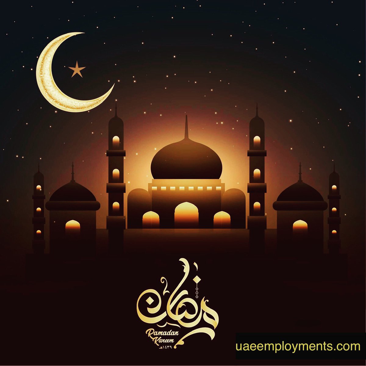#Uaeemployment wish All around the world a blessed Ramadan. May it bring us good health, prosperity and peace.
#Ramadan #stayhome #Dubai #UAE