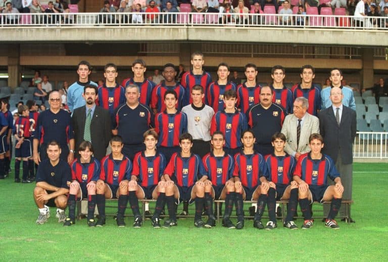 Messi was part of the “Baby Dream Team,” which was Barcelona’s greatest ever youth side. During his first full season with that team (2002-03), Messi was the top scorer with 36 goals in 30 games.