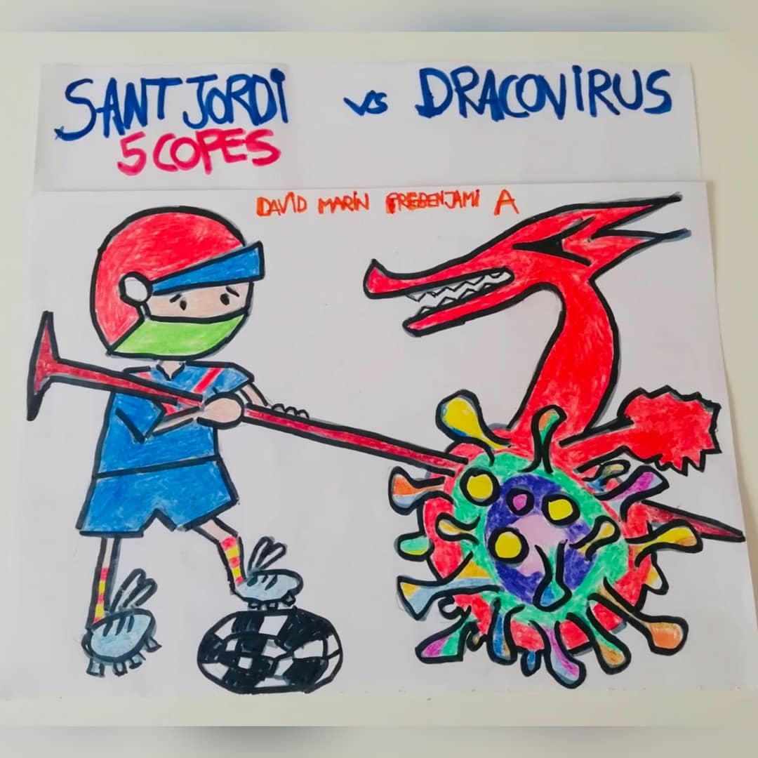 pbcinccopes's tweet photo. Feliç Diada de Sant Jordi! 🌹🐉. Aquí teniu les obres d'art dels petits cracks del club! Ens han encantat totes! 🤩. #somel5 #blaugranes 🔵🔴 https://t.co/MSPBZZmoPB