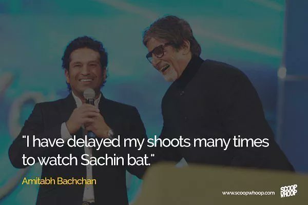 Amitabh Bachchan on Sachin Tendulkar #HappyBirthdaySachin