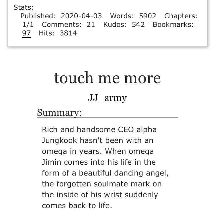 hailguk's tweet photo. touch me more
5k | abo, soulmate au | dancer!jm

https://t.co/CyPVNKXYd7 https://t.co/2BBXggd7kD