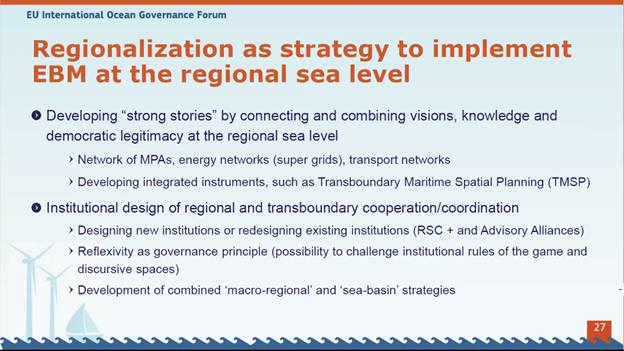 eu_atlas's tweet photo. Today, ATLAS researchers join the #EUOcean #IOGforum discussions & share the ATLAS experience of ecosystem-based spatial management at an ocean basin scale 🌊🌎
Thank you #IOG & Prof Jan Van Tatenhove for your talk on managing marine ecosystems!
@iAtlanticEU @changing_oceans https://t.co/TznWYBP9n3
