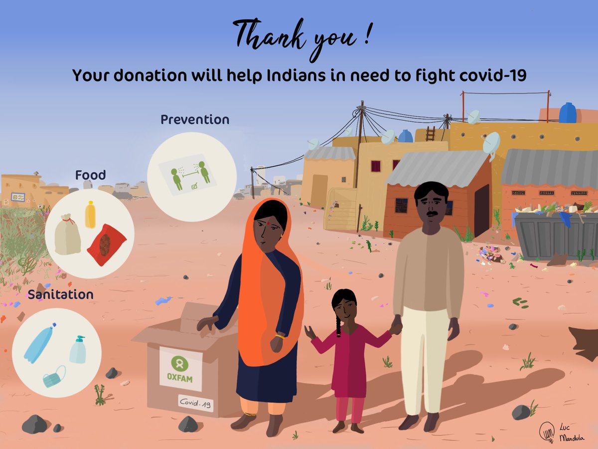 LucMandula's tweet photo. Thank you @OxfamIndia for all your input helping Indians in need fight covid-19 ! All potential donators are more than welcome to financially assist Oxfam in its mission to reduce social inequality, especially during a pandemic #COVID19 #IndiaFightsCorona https://t.co/4Pr7RBaYpG