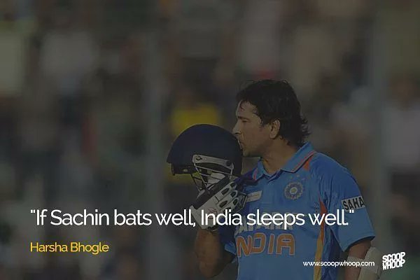 Harsha Bhogle on Sachin Tendulkar #HappyBirthdaySachin