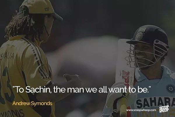 Andrew Symonds on Sachin Tendulkar #HappyBirthdaySachin