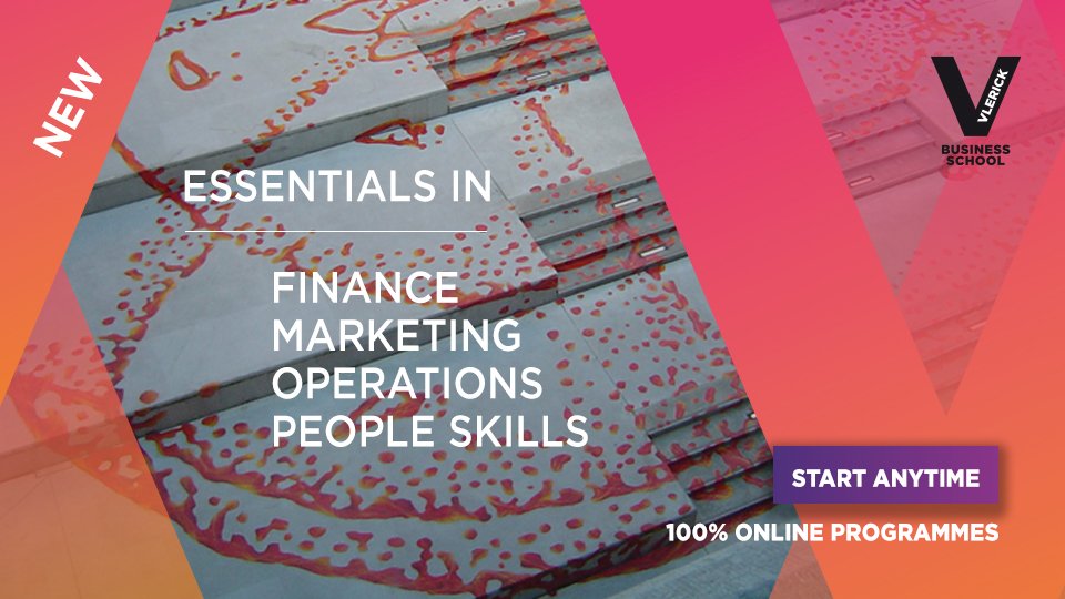 Looking to broaden your skills online with essentials in Finance, Marketing, Operations or People Skills? Search no more. Vlerick Business School offers  4 new online programmes which you can start anytime anywhere.
vlrk.ly/3eMEHxk