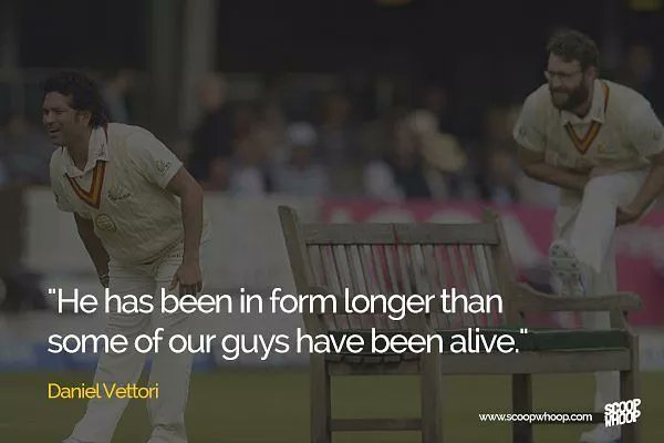 Vettori on Sachin Tendulkar #HappyBirthdaySachin