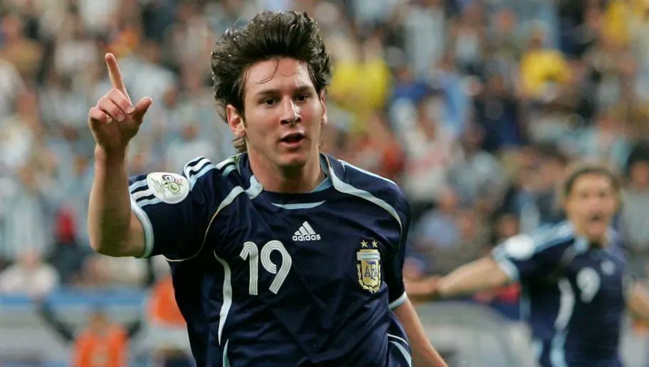 In the 2006 FIFA World Cup in Germany, Messi became the youngest player to represent Argentina in this competition . In his debut match, Messi became the sixth youngest player to score in FIFA World Cup.