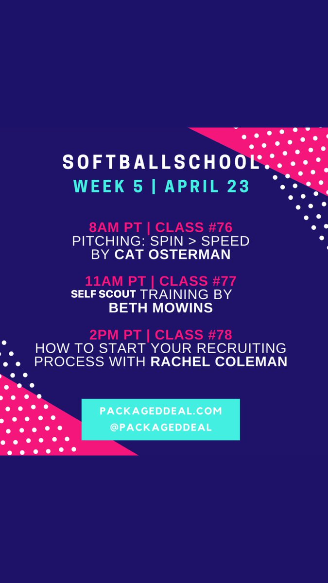 Is <a href="/catosterman/">Cat Osterman OLY</a> batting leadoff for the first time in her life today in Softball School?!

<a href="/bethmowins/">Beth Mowins</a> is giving her protection in the lineup.

@RColemanSports is gonna bring everyone home this afternoon!

BIG DAY in Softball School!