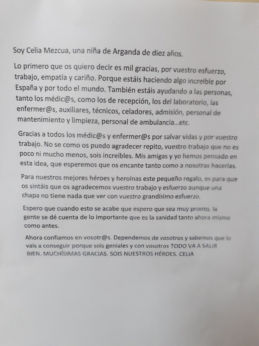 anadeph's tweet photo. Yaiza, Celia, Laura... ahí irá vuestra chapita. ¡¡Gracias!! 😘 #SaldremosDeEsta #TeamSureste #ArgandaMola https://t.co/3UsPTMO3gl