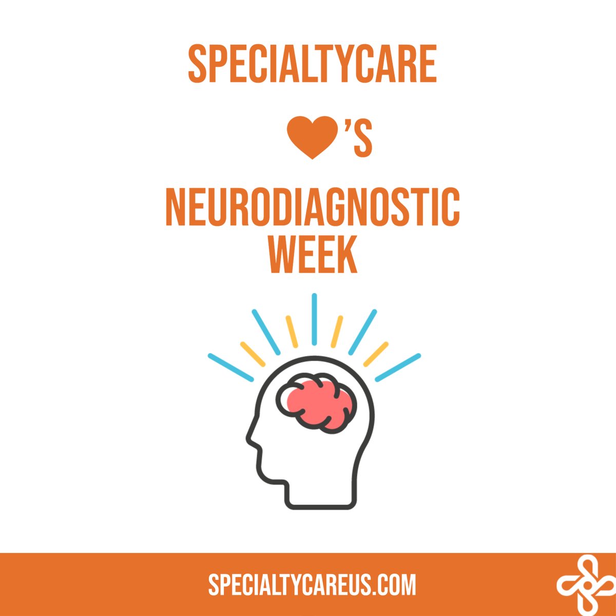 SpecialtyCareUS's tweet photo. Neurodiagnostic Week, an ASET event that honors neurodiagnostic professionals and the value they provide in healthcare. Help us celebrate using the hashtag #NDTWeek2020. @@ASETHQ 

#NDTWeek2020 #IONM #IntraoperativeNeuromonitoring #Healthcare #EEG #EEGtesting #Neurology #ASET https://t.co/lyMQLD8kkq