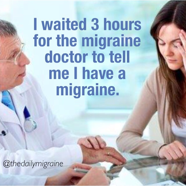 MigraineAgain's tweet image. Thanks a lot. #migraine #doctor #nothelpful
