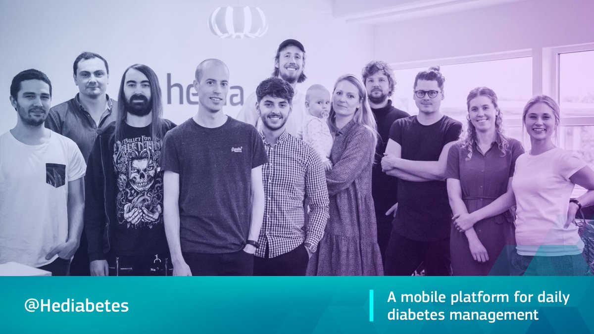 CORDIS_EU's tweet photo. Meet the #EUfunded @Hediabetes team that developed an #AI powered mobile app to support daily diabetes management 📱
➡️ https://t.co/BSNrxFh8Cf

↪️ Want to be our next Twitter #header?

Send us your team photo 📸📥 
outreach@cordis.europa.eu https://t.co/JyeS90Vc9e
