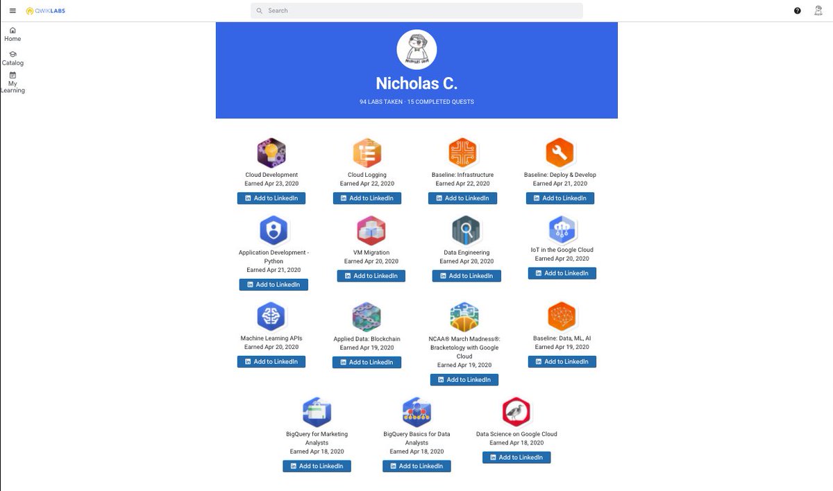Thank you <a href="/GoogleCloud_SG/">Google Cloud Singapore</a> for enriching my evenings during this Circuit Breaker period  #MajulahGCP