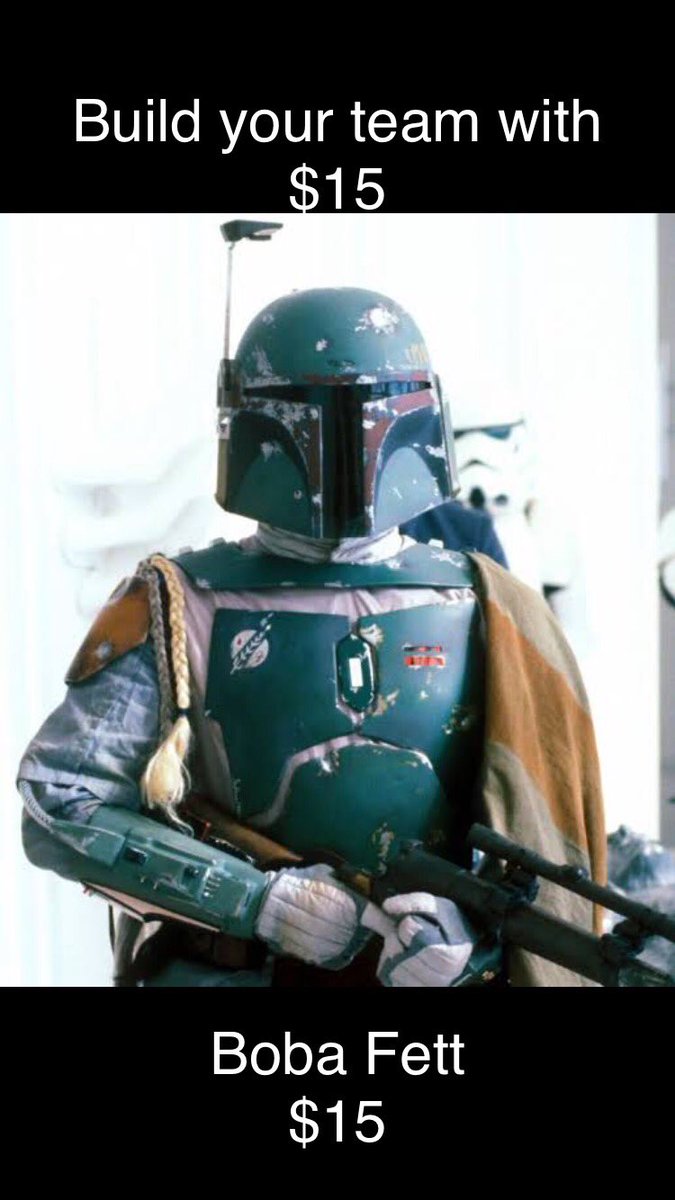 BUILD YOUR TEAM WITH $15!