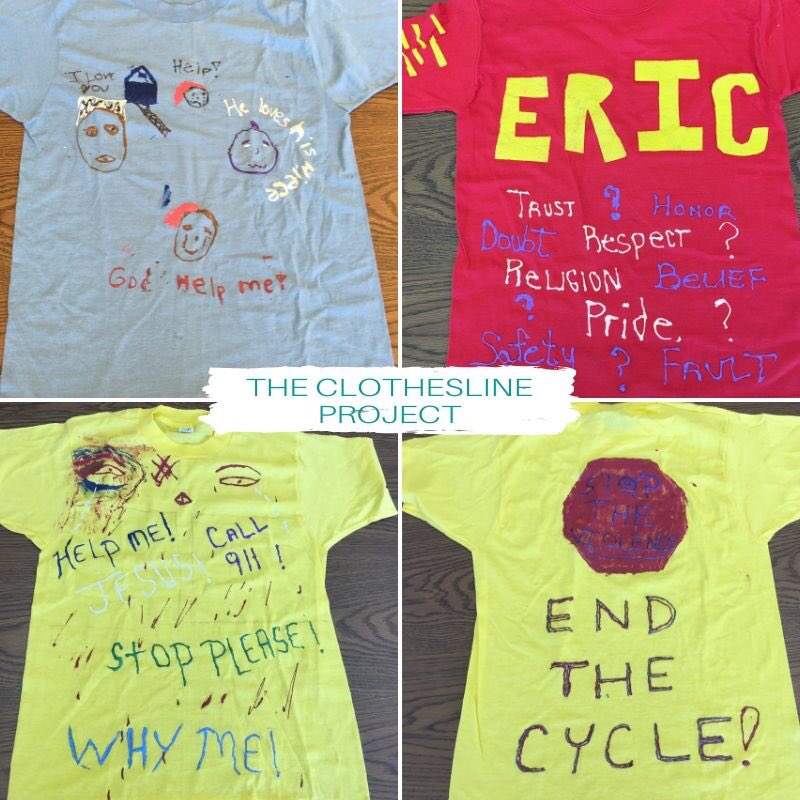 UTCSAW's tweet photo. Every hour on the hour, we will be posting a virtual #clotheslineproject for #SAAM2020 to honor those victims of violence. #eachtshirttellsastory #uttogether #webelievesurvivors #stoptheviolence https://t.co/uIcBHTpXyC