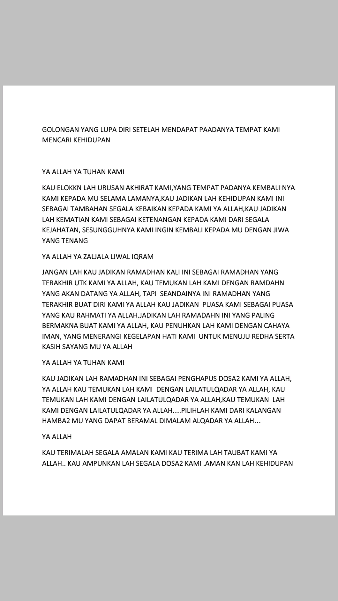 heyitsfaroroo's tweet photo. Sempena malam pertama terawih malam ni. Aku nak share doa yg aku amalkan selalu kalau aku terawih sendiri2. Boleh lah kalian baca doa ni selepas selesai setiap 4 rakaat. https://t.co/nWuuu9lXlg