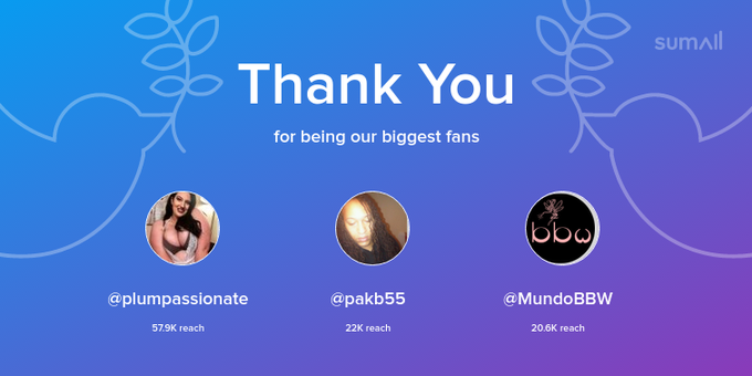 Our biggest fans this week: plumpassionate, pakb55, MundoBBW. Thank you! via https://t.co/7jmtaMvHaC<a href="/tag/childishgambino"class="tags"><span>#childishgambino</span></a><a href="/tag/workinprogress"class="tags"><span>#workinprogress</span></a><a href="/tag/landocalrissian"class="tags"><span>#landocalrissian</span></a>