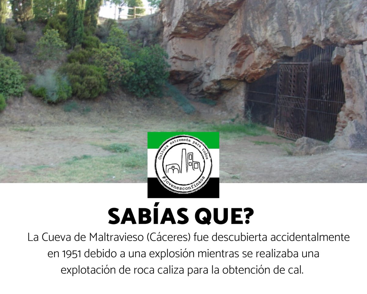 jovenesconfina2's tweet image. Descubriendo la Cueva de Maltravieso. Sabías que?
#ECJcc #jovenesconfinaos #MesdelaculturaExtremeña @JuventudCaceres
Instagram: @jovenesconfinaos 
Foto: Sig de Cáceres