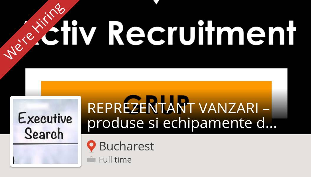 recrutareactiv's tweet photo. Check out this #job: REPREZENTANT VANZARI – #produse si echipamente destinate vopsitoriilor #auto at #ActivRecruitmentGrup (#Bucharest) https://t.co/IVHkf2iJA4 https://t.co/tzTAE4xAQh