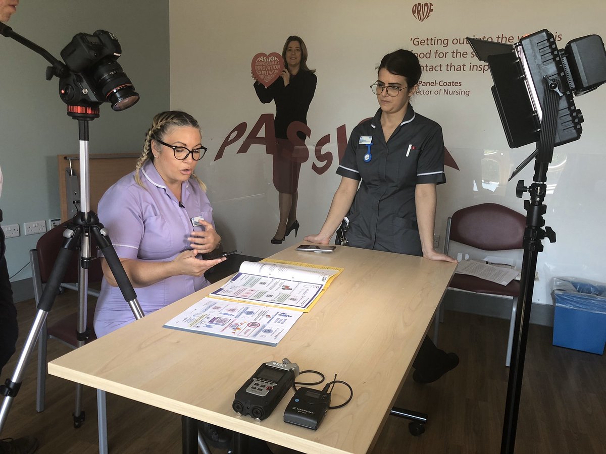 Today we have been out and about producing a video to help expectant mothers understand the changes that are happening in the maternity department @BHR_hospitals <a href="/TeamMidwife/">BHRUT Maternity</a>