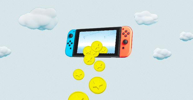 Purpai9's tweet photo. When Nintendo made the switch:
"Look everyone! It prints money!" https://t.co/wsxIJhsXrk