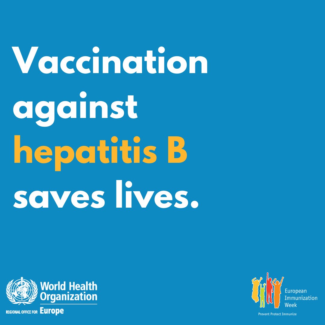 #DYK that #hepatitisB can be prevented? #VaccinesWork to protect against chronic disease and liver cancer caused by hepatitis B. 

Read more 👉 bit.ly/39SPYJC