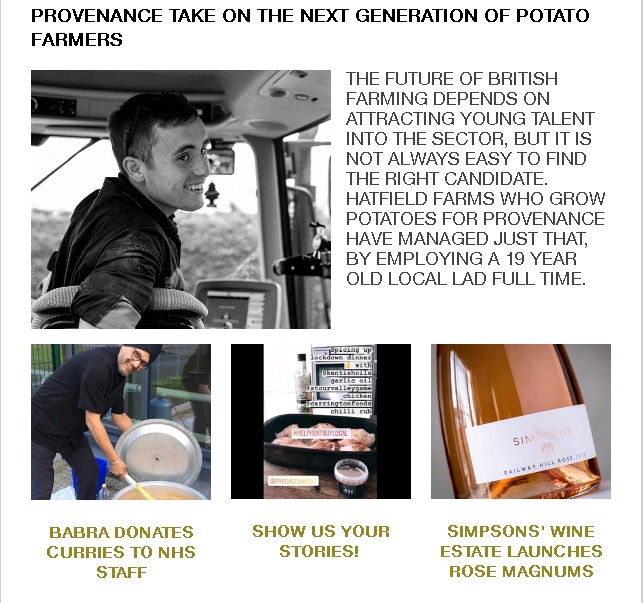 ProducedinKent's tweet photo. The Good News Bulletin is live! 
Read these stories and more here: https://t.co/uVqlKktYGo
#helpkentbuylocal @ProvenancePots @PaulBabra @simpsonwine https://t.co/LtB5lB4Lyb