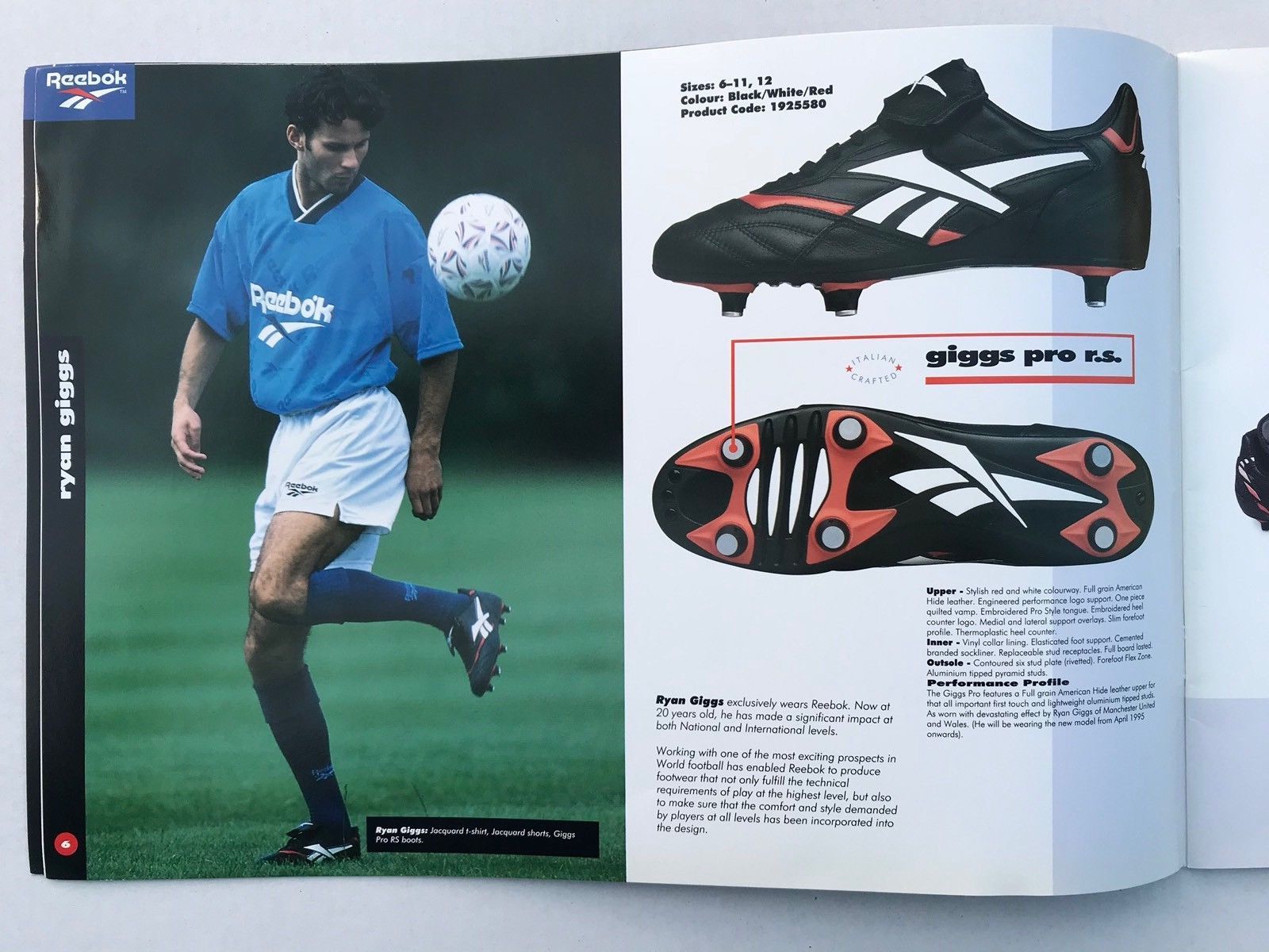 reebok ryan giggs boots