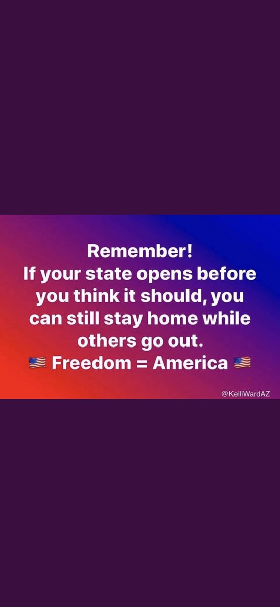 @TeriGRight @GovKemp Your choice. You can decide when to go out and where to go. Georgia’s Governor has given you FREEDOM of choice. How refreshing!