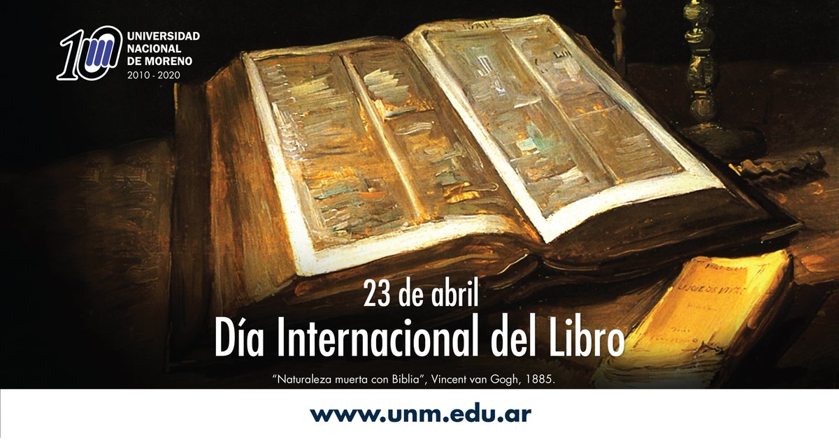 unimoreno's tweet photo. #EfeméridesUNM Hoy se celebra, a nivel mundial, el Día Internacional del Libro.

#10AÑosUNM https://t.co/24hNuLYqTB
