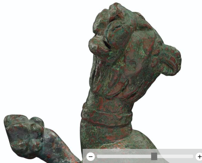 We are informed that this is a Roman bronze panther. Funny, I would have said a camel with constipation of unprovable origin but maybe that's just me.  https://www.christies.com/lotfinder/ancient-art-antiquities/a-roman-bronze-panther-circa-2nd-3rd-century-6257700-details.aspx?from=salesummery&intobjectid=6257700