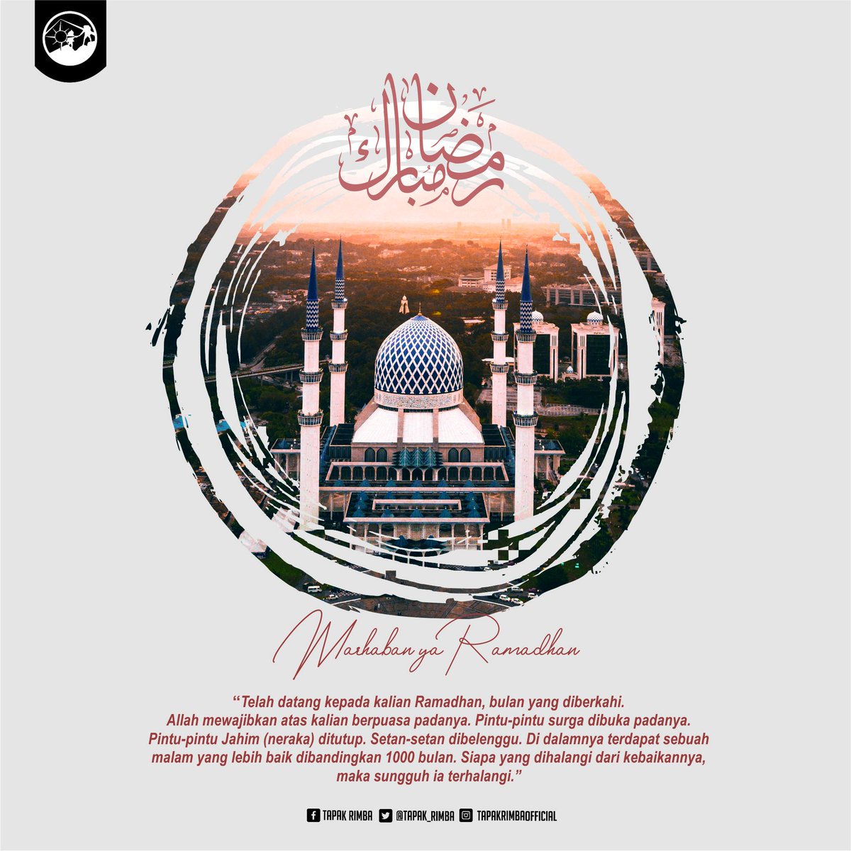 Selamat menjalankan ibadah di bulan suci Ramadhan 1441 H. 
Semoga kita selalu diberi keberkahan. Aminn 
#BRAVO