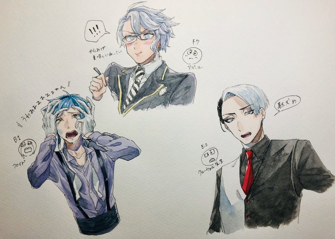 # リプきた番号の表情を描く
リプありがとうございました?? 