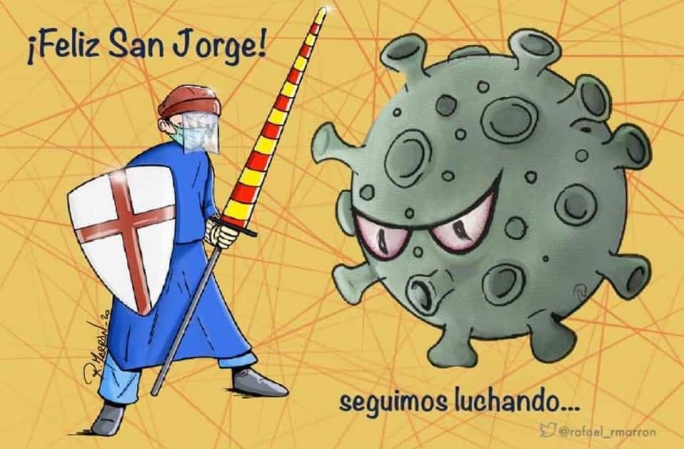CoronavirusMak3's tweet photo. Aunque no se pueda celebrar como nos gustaría...
Feliz #DiaDelLibro #Comuneros #FelizSantJordi #FelizSanJorge https://t.co/1u25lHRe4T