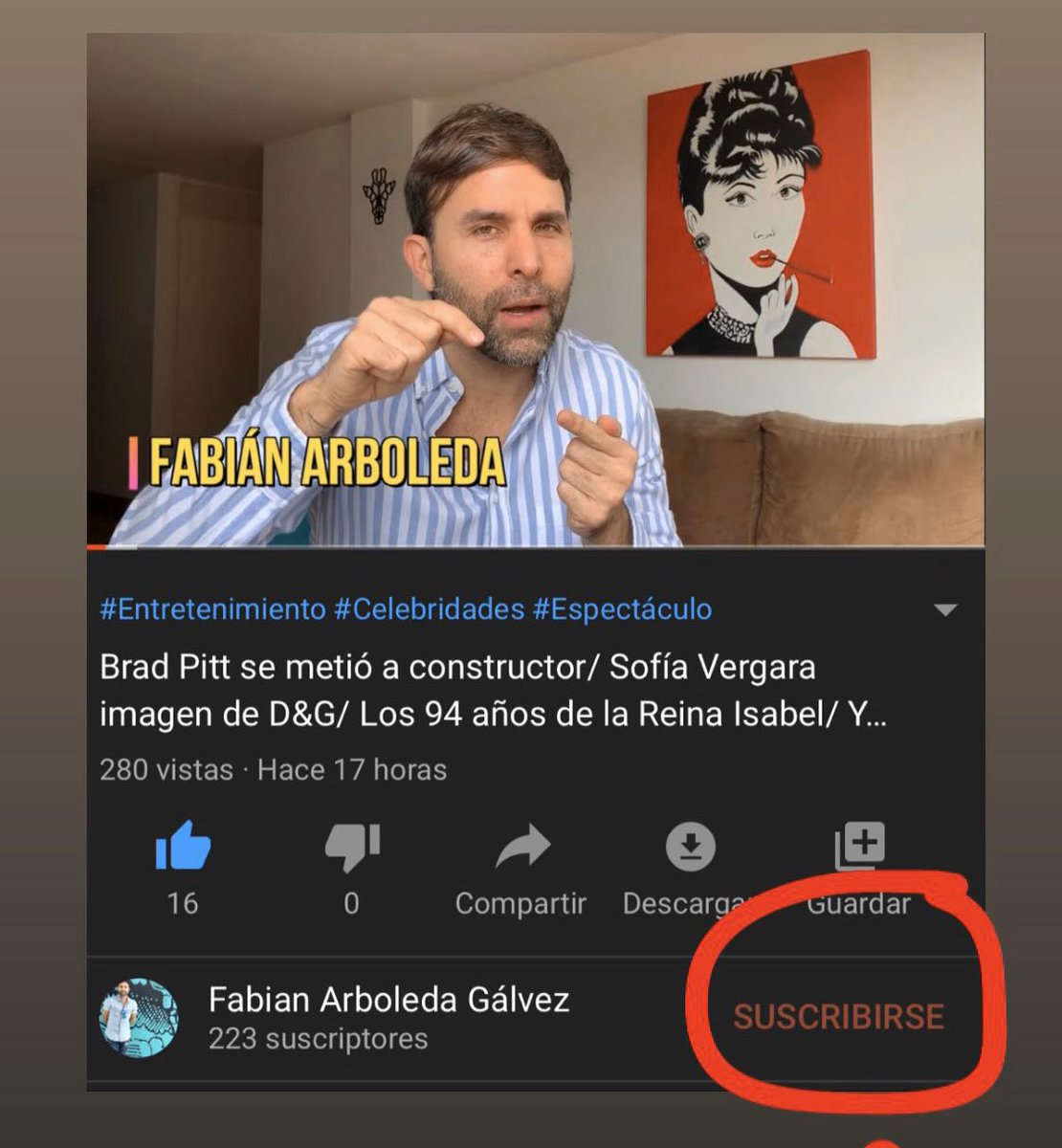 FabianArboledaG's tweet photo. Hey! Nueva entrada en mi canal ... dale al link, suscíbete y comparte de bacan 🙏🏻🙏🏻🙏🏻/ RT 

https://t.co/vm1GiPukvU https://t.co/urXxawY0XM
