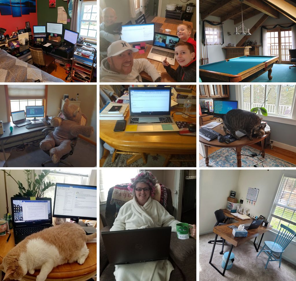 The best work is the kind you can share from anywhere! #WorkFromHome #AloneTogether