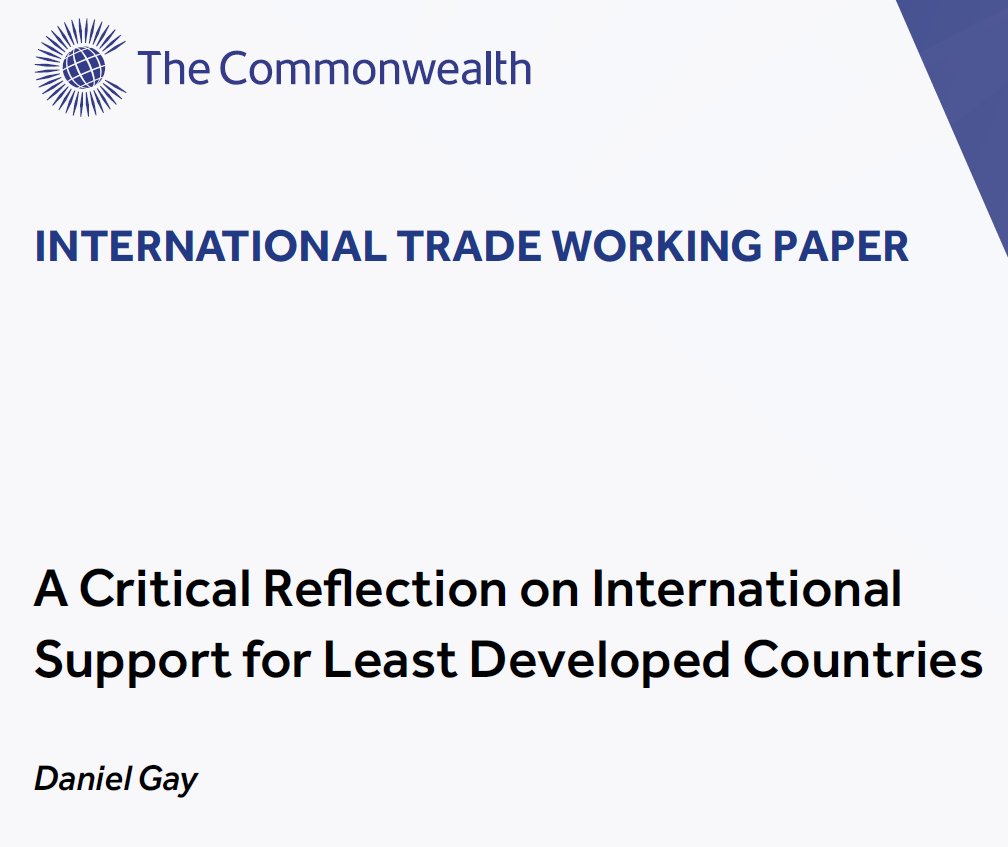 1/19. I’ve just published a new  @commonwealthsec paper looking critically at international support for the world's 47 least developed countries (LDCs). It’s a bit of a monster, so I’m going to tweet the main points in this (monster) thread.  https://www.thecommonwealth-ilibrary.org/a-critical-reflection-on-international-support-for-least-developed-countries_4aaec566-en.pdf?itemId=%2Fcontent%2Fpaper%2F4aaec566-en&mimeType=pdf  #globaldev