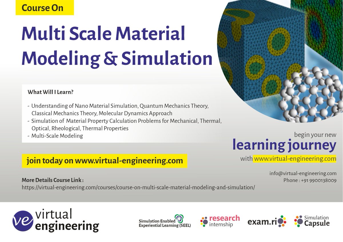 #MaterialModeling #materials #materialscience #Modeling
#simulation #Multiscale #QuantumPhysics #ClassicalMechanics #Molecular #MolecularDynamics #MaterialCharacterisation #MaterialProperty  #JOCTA