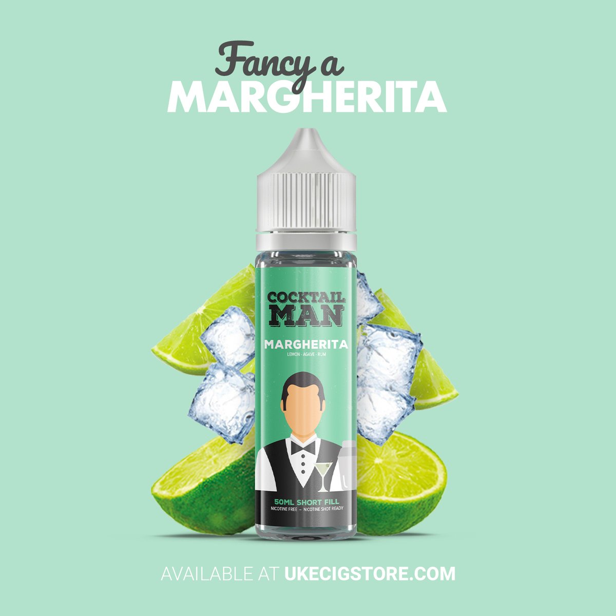 UKECIGSTORE's tweet photo. Margherita E-Liquid from the Cocktail Man short fill range is a delightful take on a freshly prepared Margherita. 

The sun is out, of course its marghertia weather 🌞🍸

#vapecommunity #vapersworldwide #vapequestions #vapesociety #vapelife #cocktail #slushie #freshandfruity https://t.co/8N63i6DxMN
