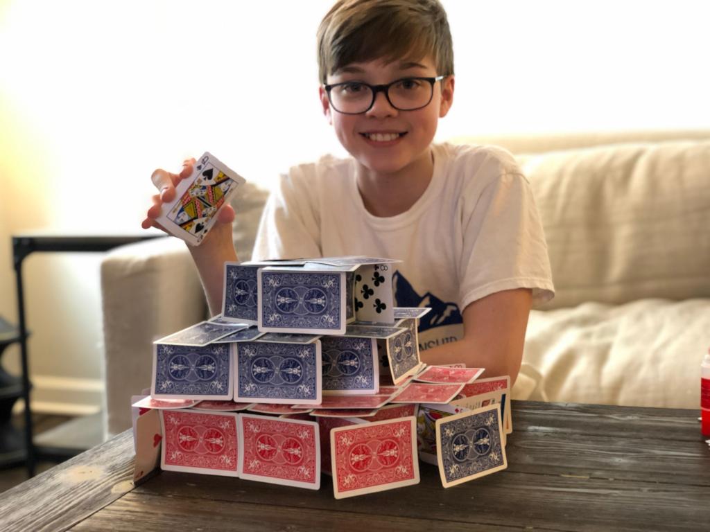 RMHGlobal's tweet image. We need your help to reach our goal of raising $3 million for families caring for a sick child.

It&apos;s simple: Build a card house, share a photo/video using #CardChallenge, &amp;amp; tag 3 friends to see if they can build it bigger or DONATE at bit.ly/2VQJjtW! 🏡💙