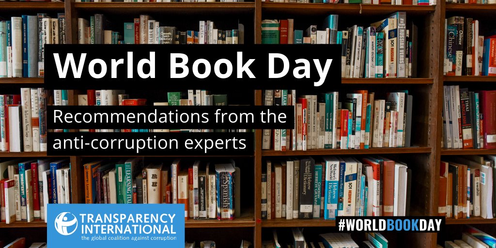 World Book Day, recommendations from the anti-corruption experts of Transparency International.